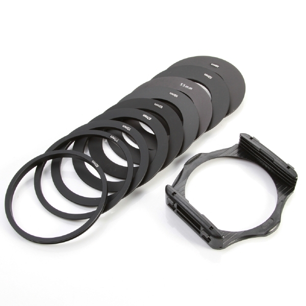 9pcs Ring Adapters W/ Filter Holder Set For Cokin p series