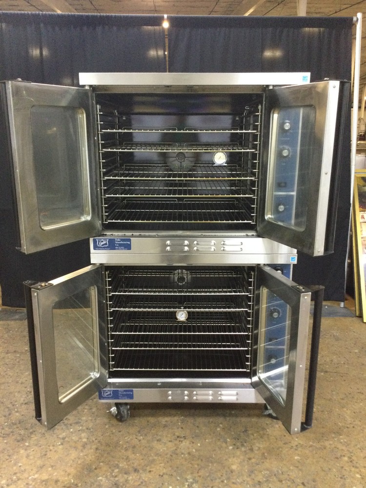Duke E101-GV Gas Double Stack Convection Full size Oven With Casters