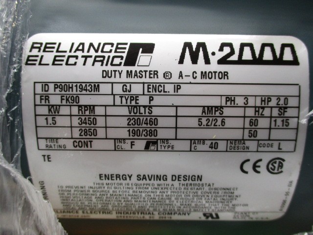 RELIANCE ELECTRIC P90H1943M NSNP