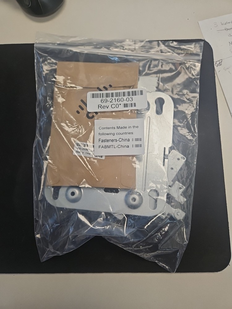 Ceiling Mount Bracket (Flush) Kit for Cisco Aironet Access Points + Ceiling Clip