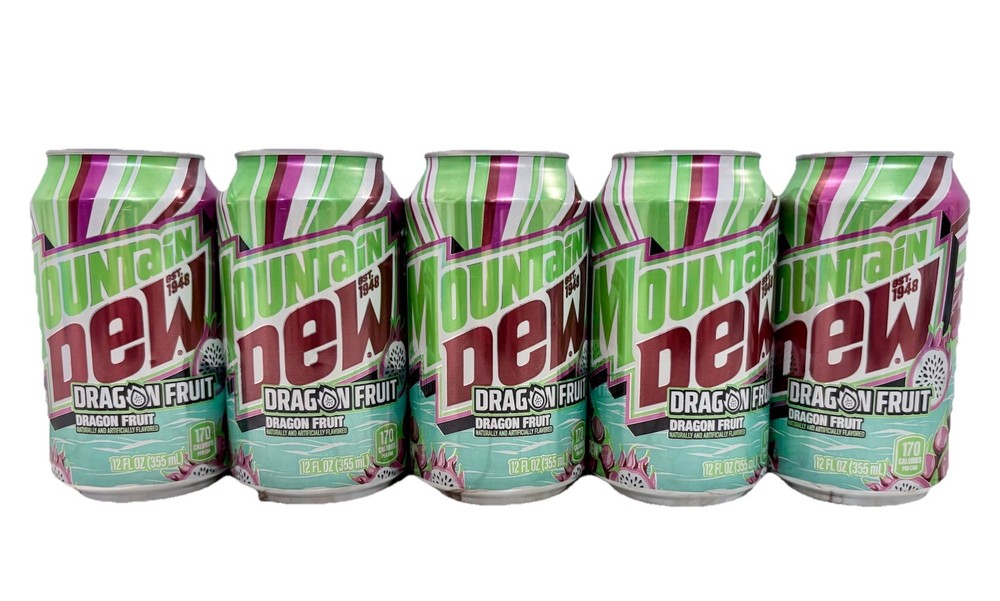 MTN Dew - Mountain Dew Dragon Fruit 5 Cans