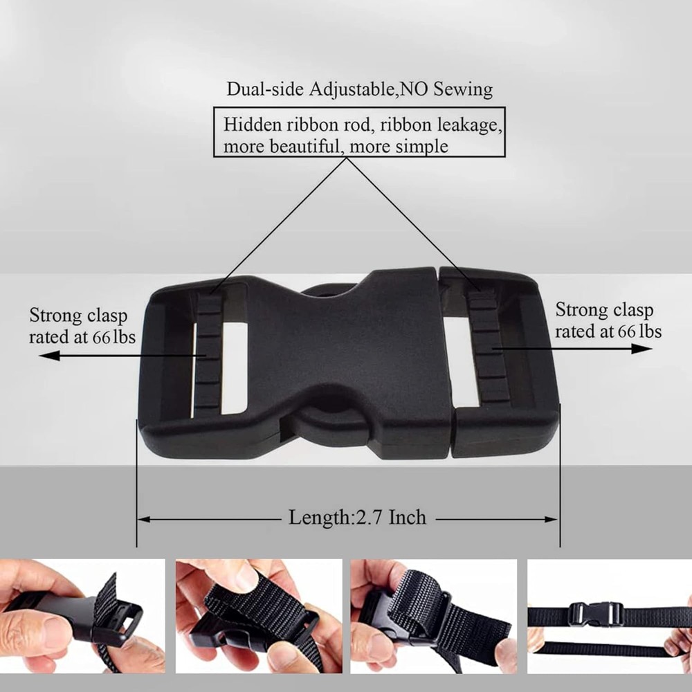Quick Side Release Buckles 1 Inch Heavy Duty