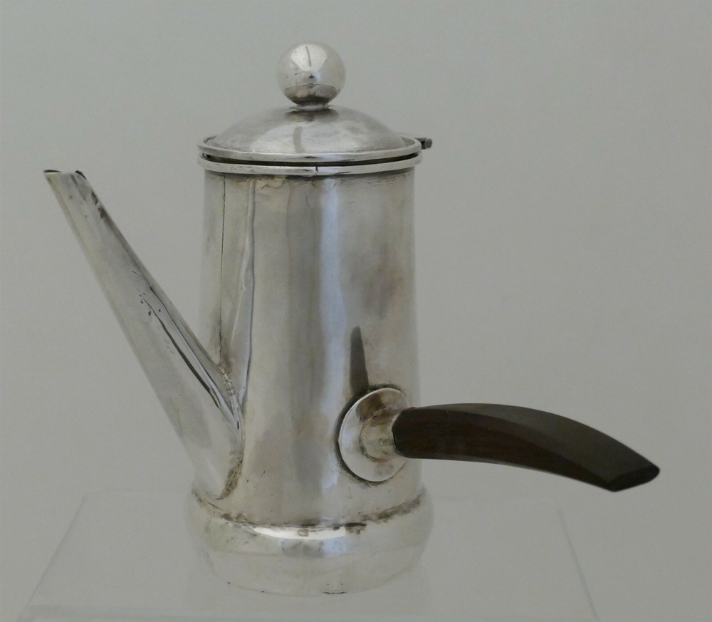 Spratling Sterling Silver Coffee Espresso Pot 1950 Utilitarian Object 2 Cups !!!