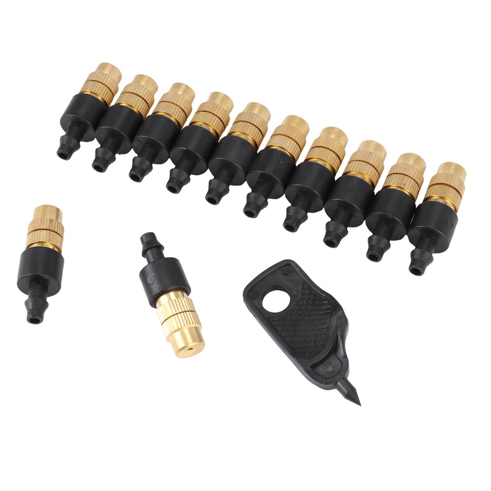 12 Set Copper Adjustable Nozzle Atomization Copper Capillary 3769