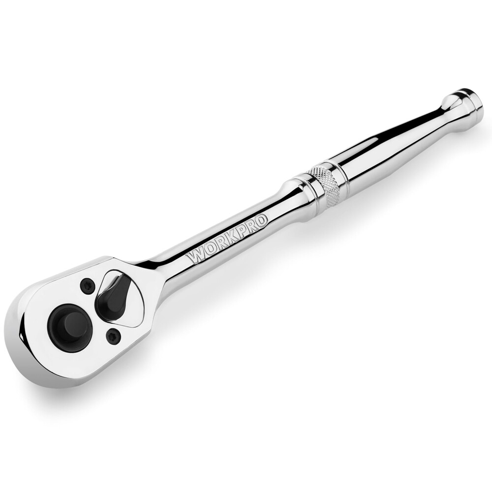 WORKPRO 1/2" Drive Ratchet Handle Quick-Release Reversible Ratchet Sets 72-Tooth