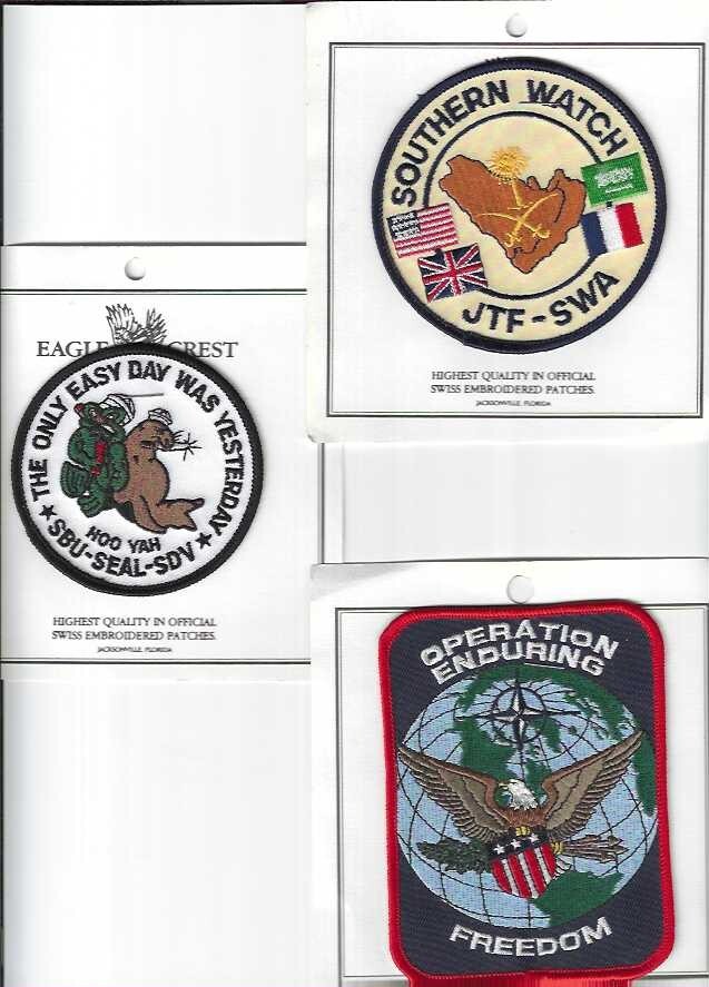 Military patches - three patches new