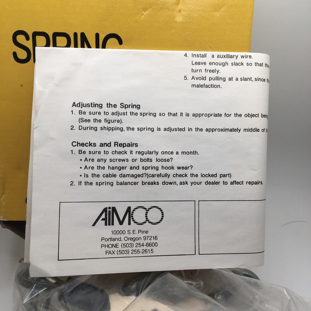 Aimco TW-0 Vintage Spring Balancer NEW