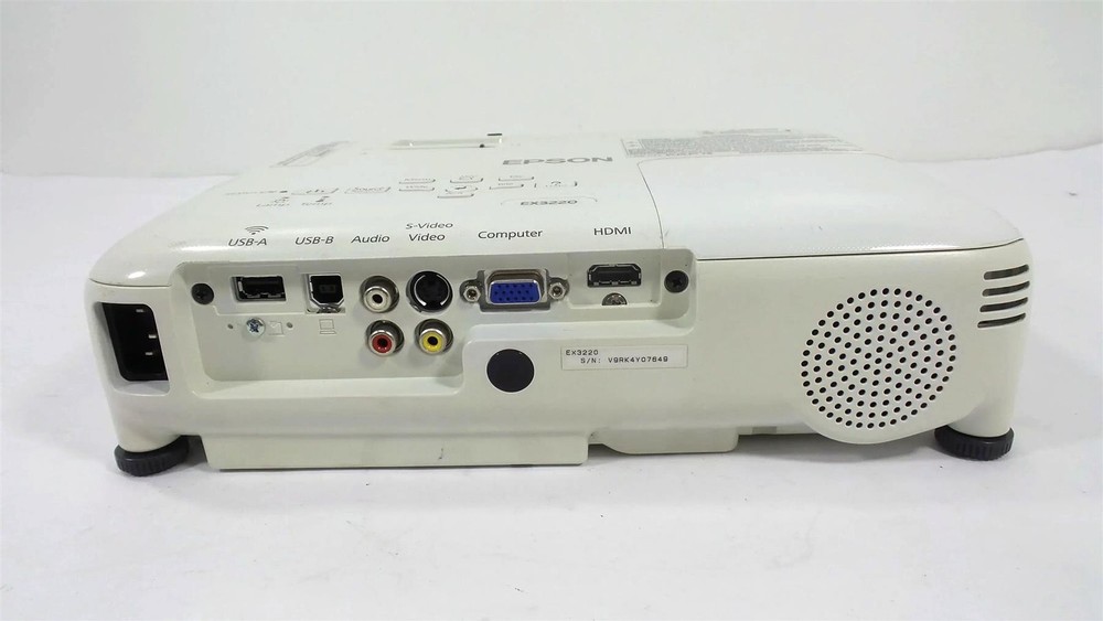 Epson EX3220 3LCD Projector - Lamp Timer : 310 Hours