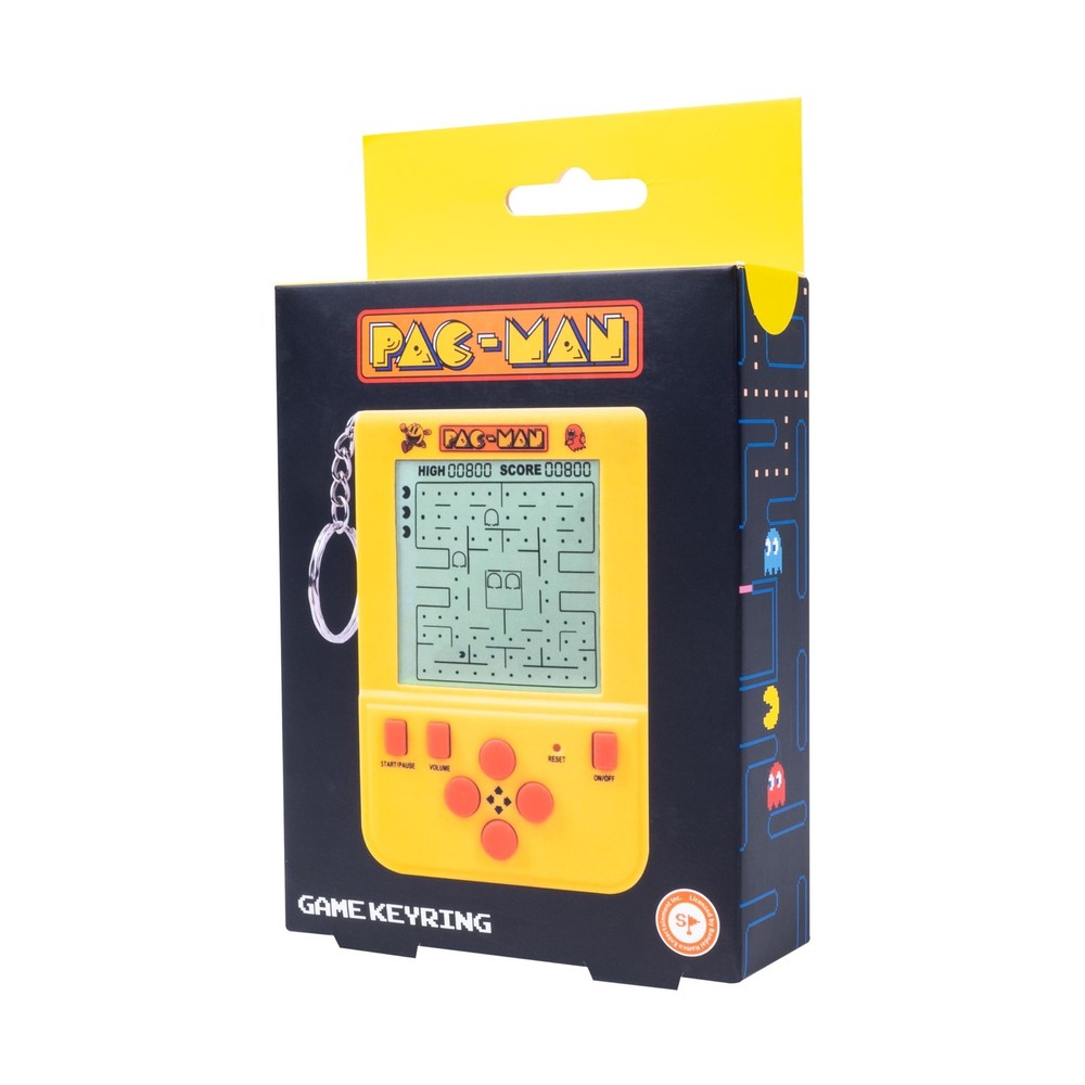 Pac-Man Mini Arcade Keychain – Handheld LCD Game with Classic PAC-Man Game