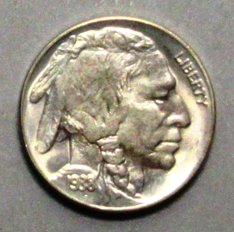 1938-D Buffalo Nickel Attractive Gem Uncirculated