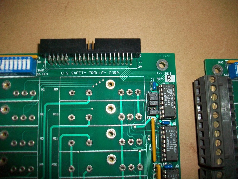 2pc US Safety Trolley Corp Relay Board 2613