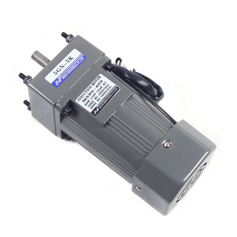 Electric AC Gear Motor W/ Reducer&Variable Speed Controller Torque Single-Phase