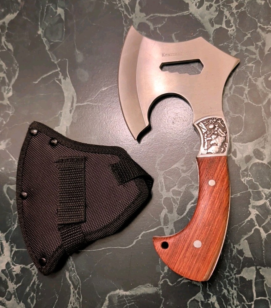 Signed Multi-Tool Hatchet With Case - Thick and Sturdy