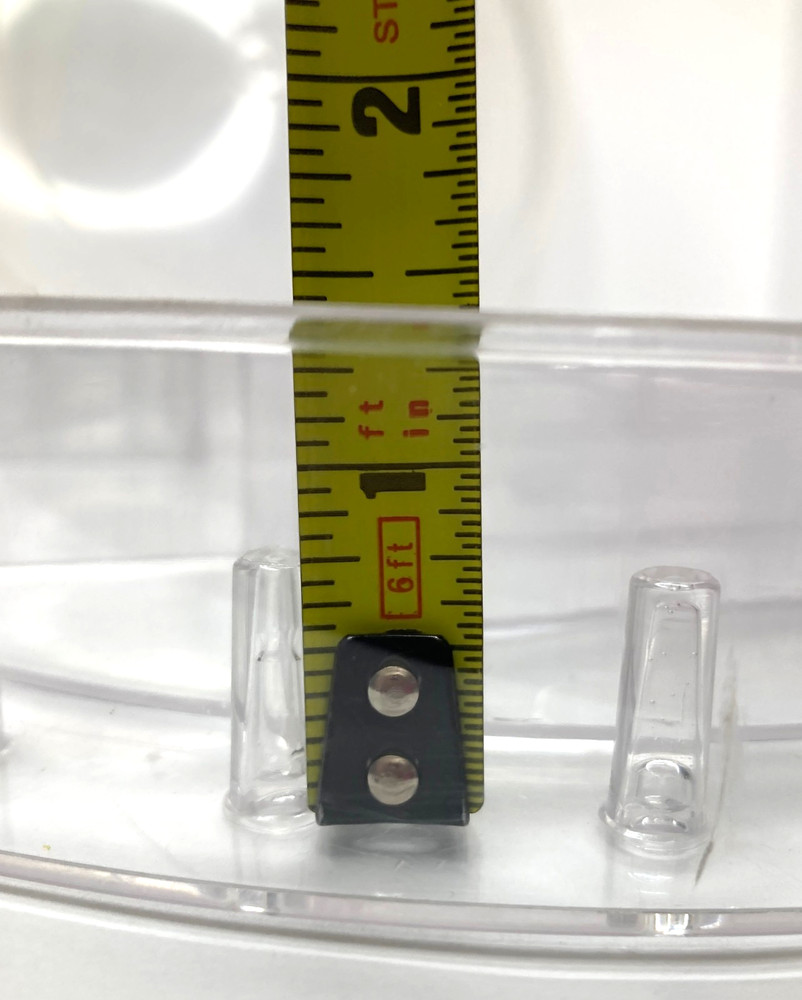 Clear Plastic Round Sewing Organizer 29 Spool Holder Vintage
