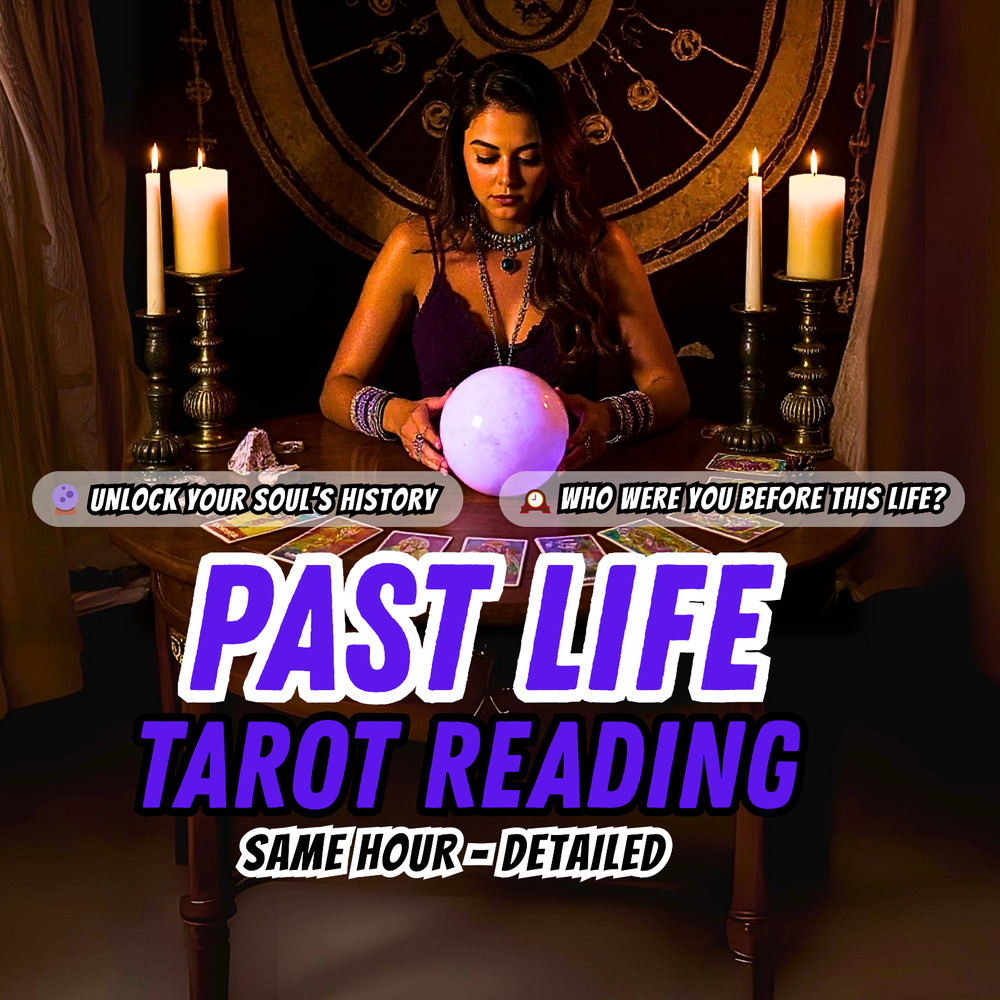 Past Life Tarot Reading, Same Day Tarot Reading, Same Hour Psychic Read, Medium