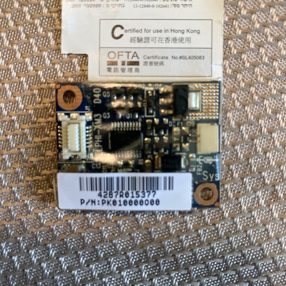 Agere Delphi Laptop Modem D40 53-4581. CC5