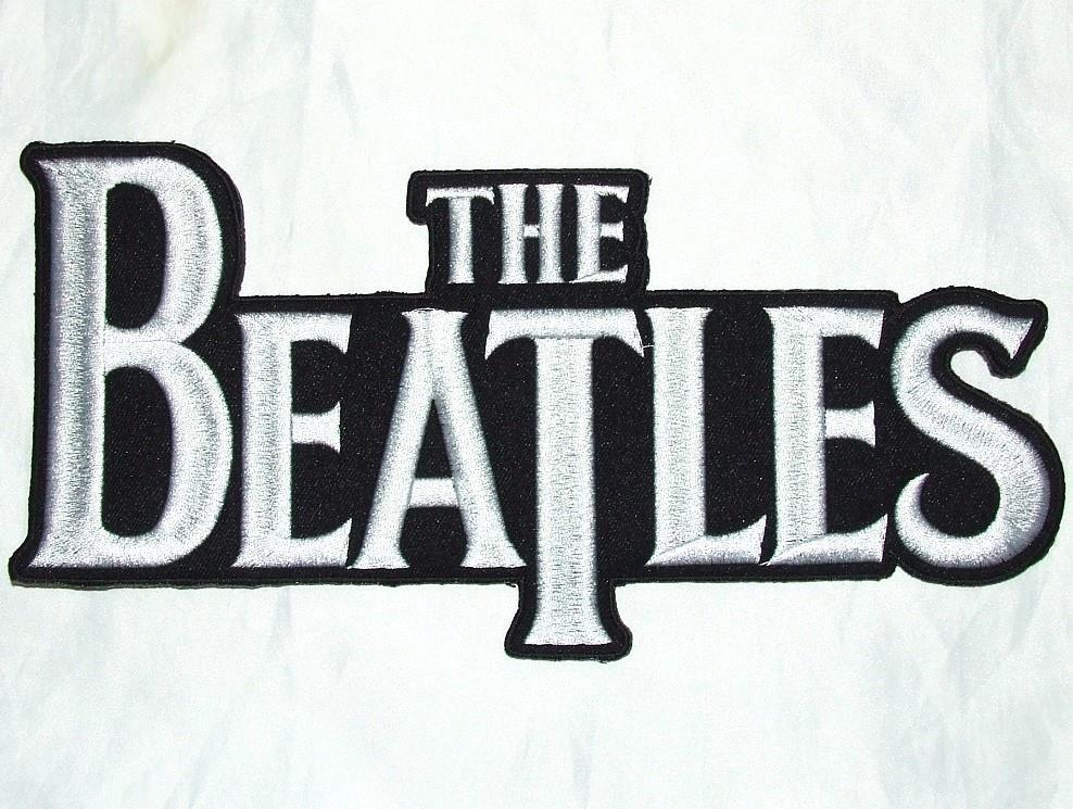 The Beatles Logo Shaped Large Back Patch Rock