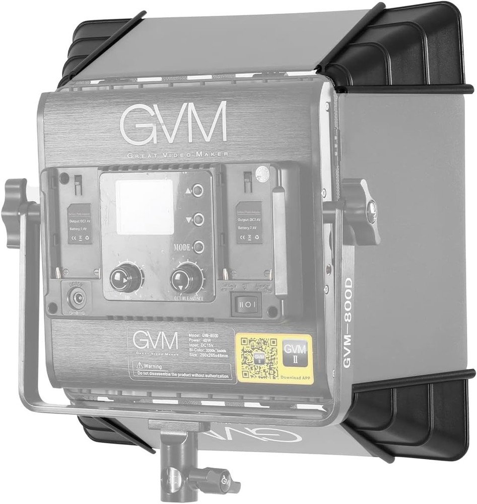 GVM LED Light Softbox Grid Beehive Light Diffuser for with 800D 560AS 480LS