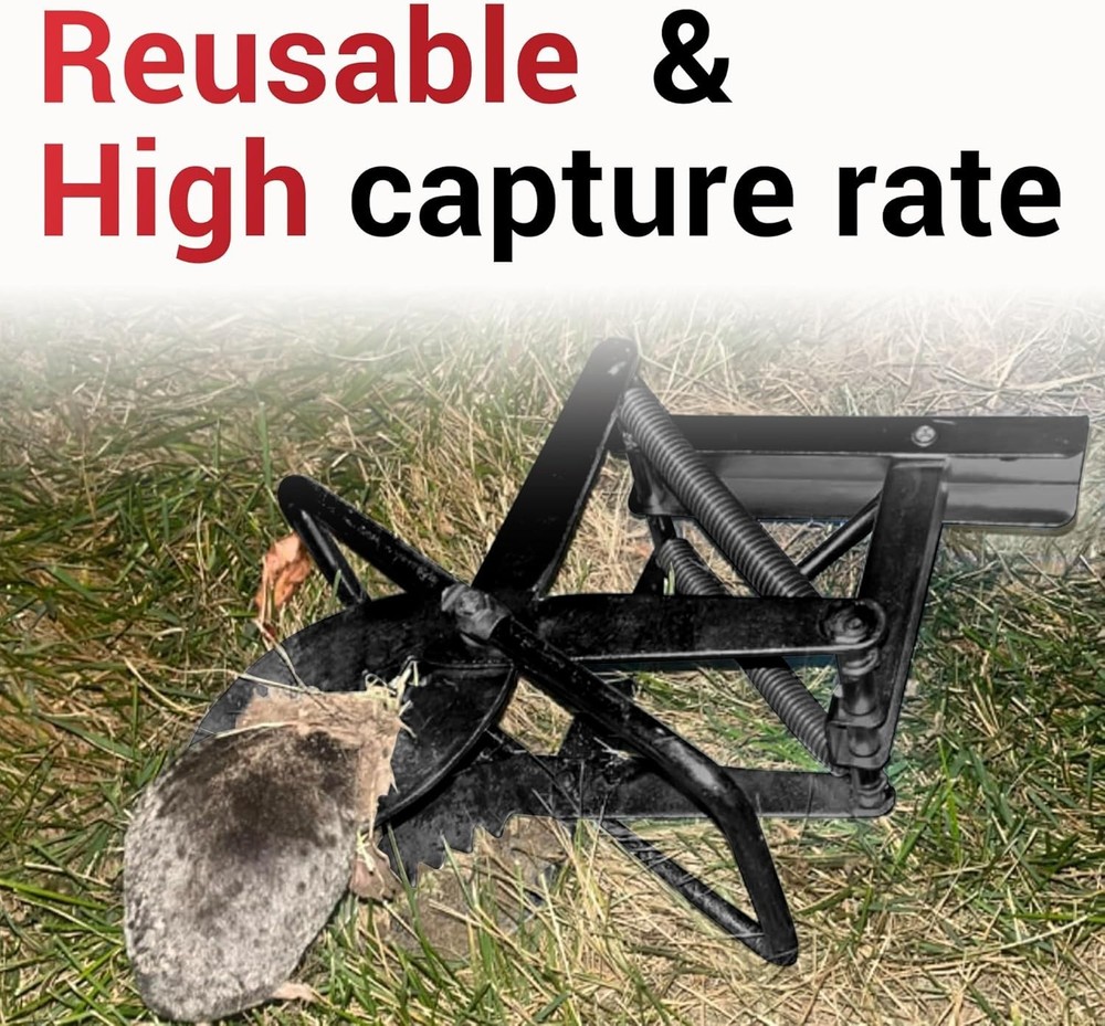 Mole Traps That Kill Best 2 Pack Scissor Mole Trap...