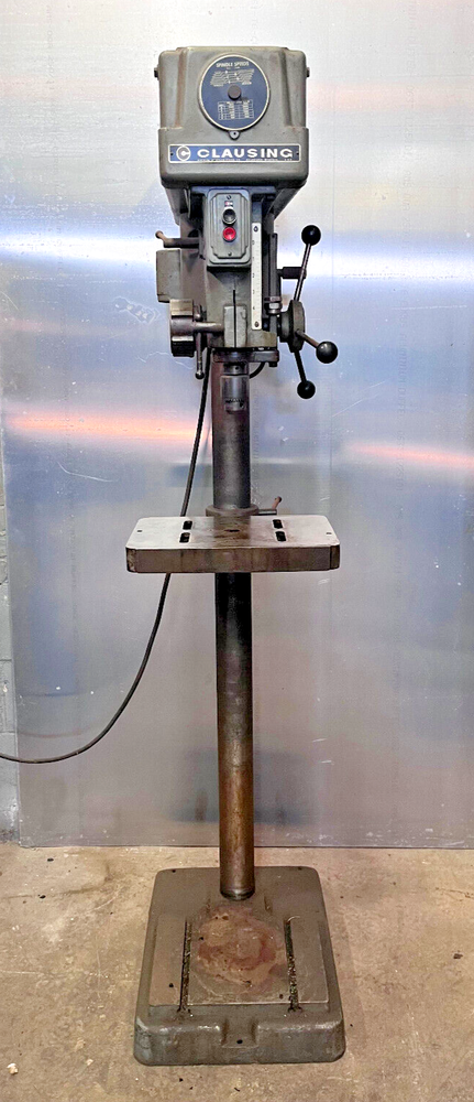 CLAUSING DRILL PRESS 115 VAC 1/2 H.P