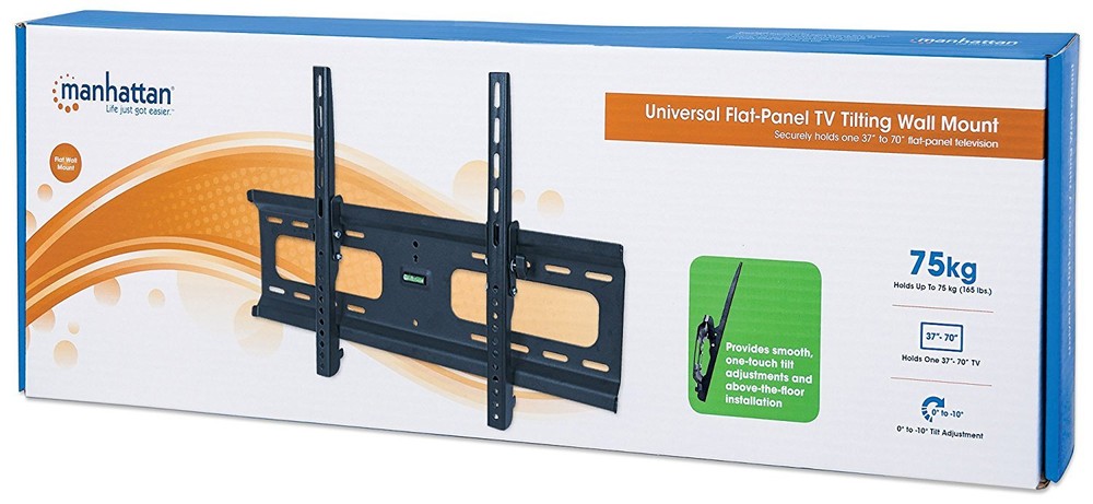 Universal 37"-70" Flat Panel TV Tilting Wall Mount, 165-lbs Manhattan 424752