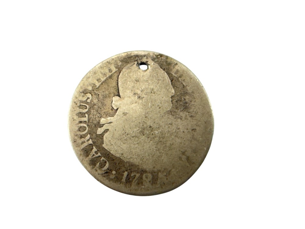 1785 Lima Peru Spanish Silver Colonial Silver Coin