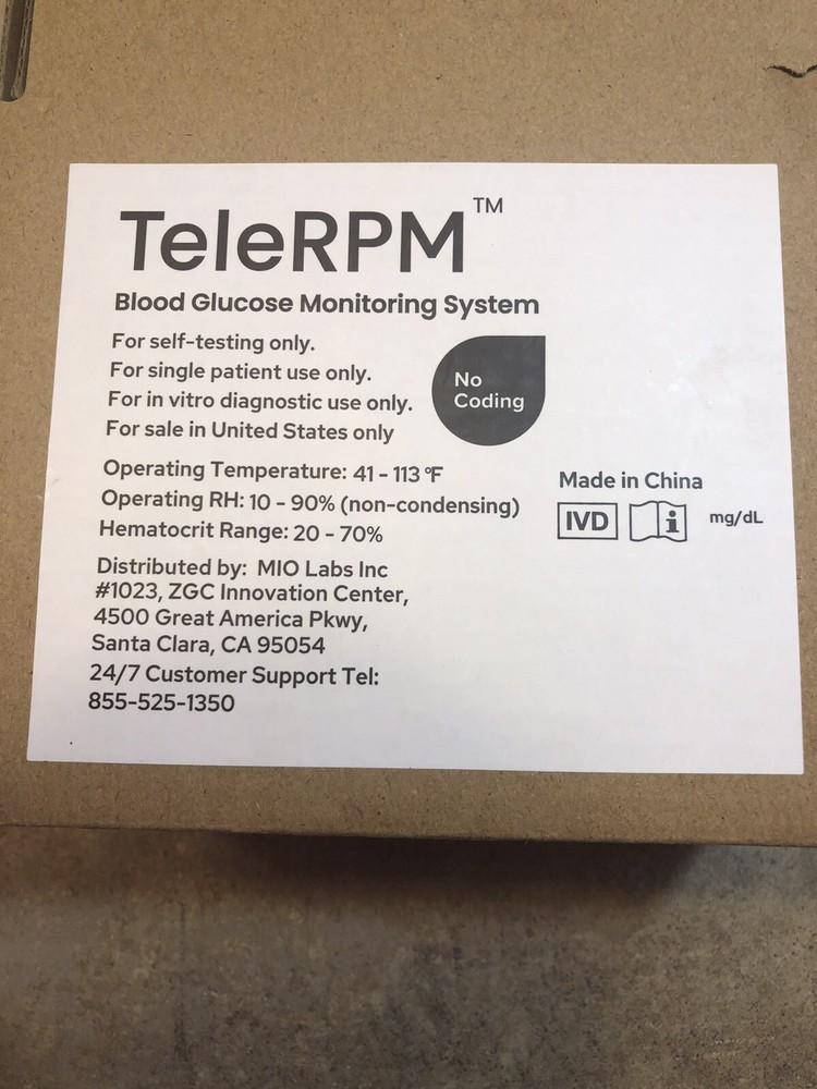 TeleRPM Blood Glucose Meter