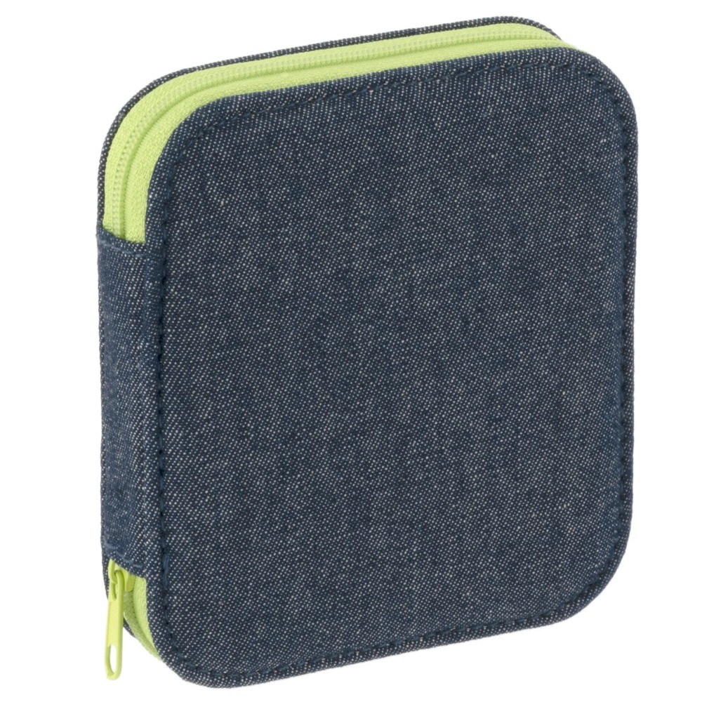 Dritz Denim Sewing Kit, Essential Sewing Tools, Navy & Green