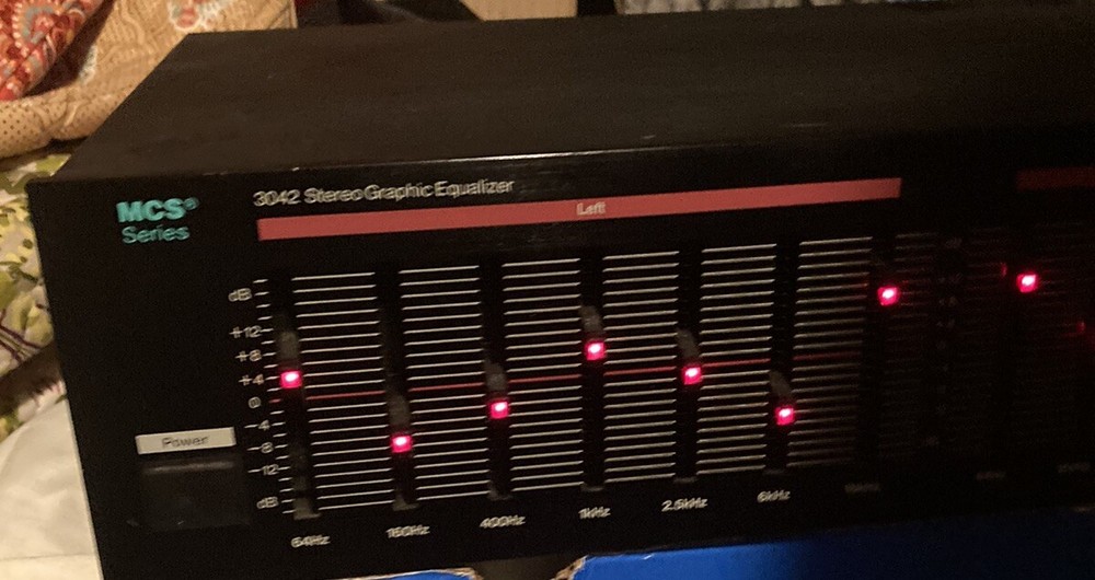 Vintage MCS 3042 -7 Band LED Graphic Equalizer- Perfect working Condition