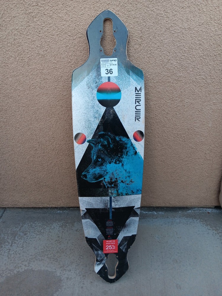 Lone Wolf. MERCER longboard, 36 Inches.
