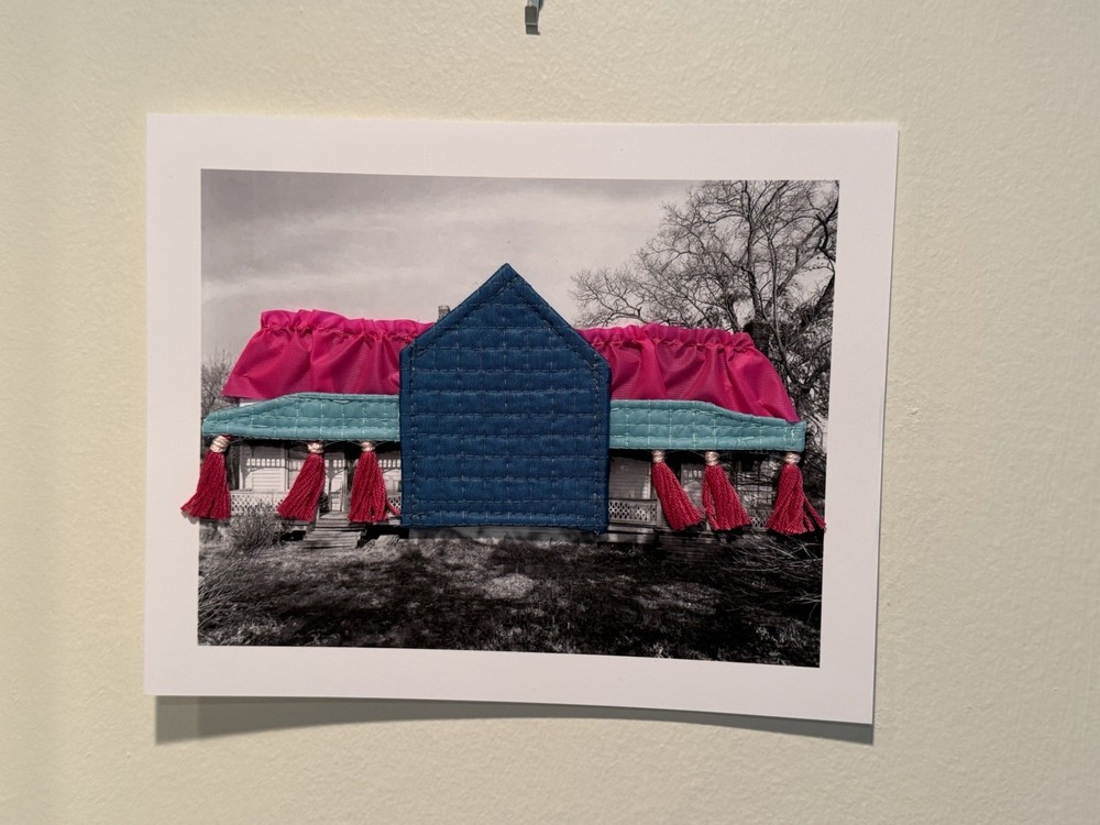 3 Textile Architecture Mixed Media Collage – Attributed to Danielle Hatch