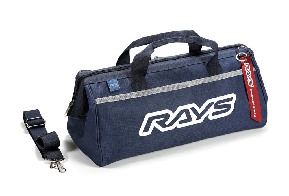 RAYS Concept is Inspire Navy Blue Fabric Tool Bag Adjustable Strap & Handle