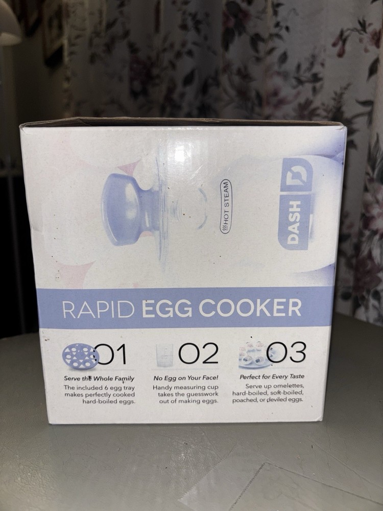 Dash rapid egg cooker unprocess your food pre-owned in box