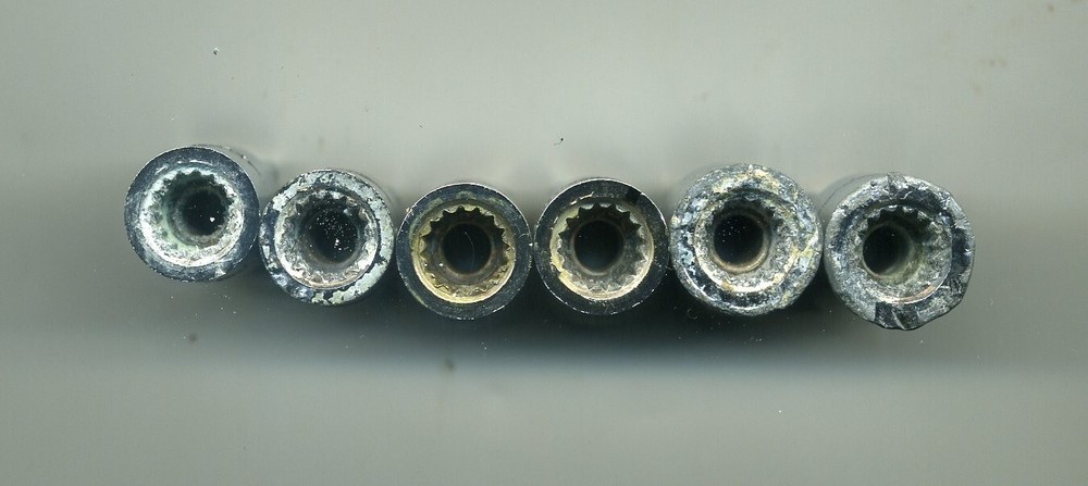 BRASS EXTENSIONS ,BATHROOM.VINTAGE ANTIQUE (six) 6.