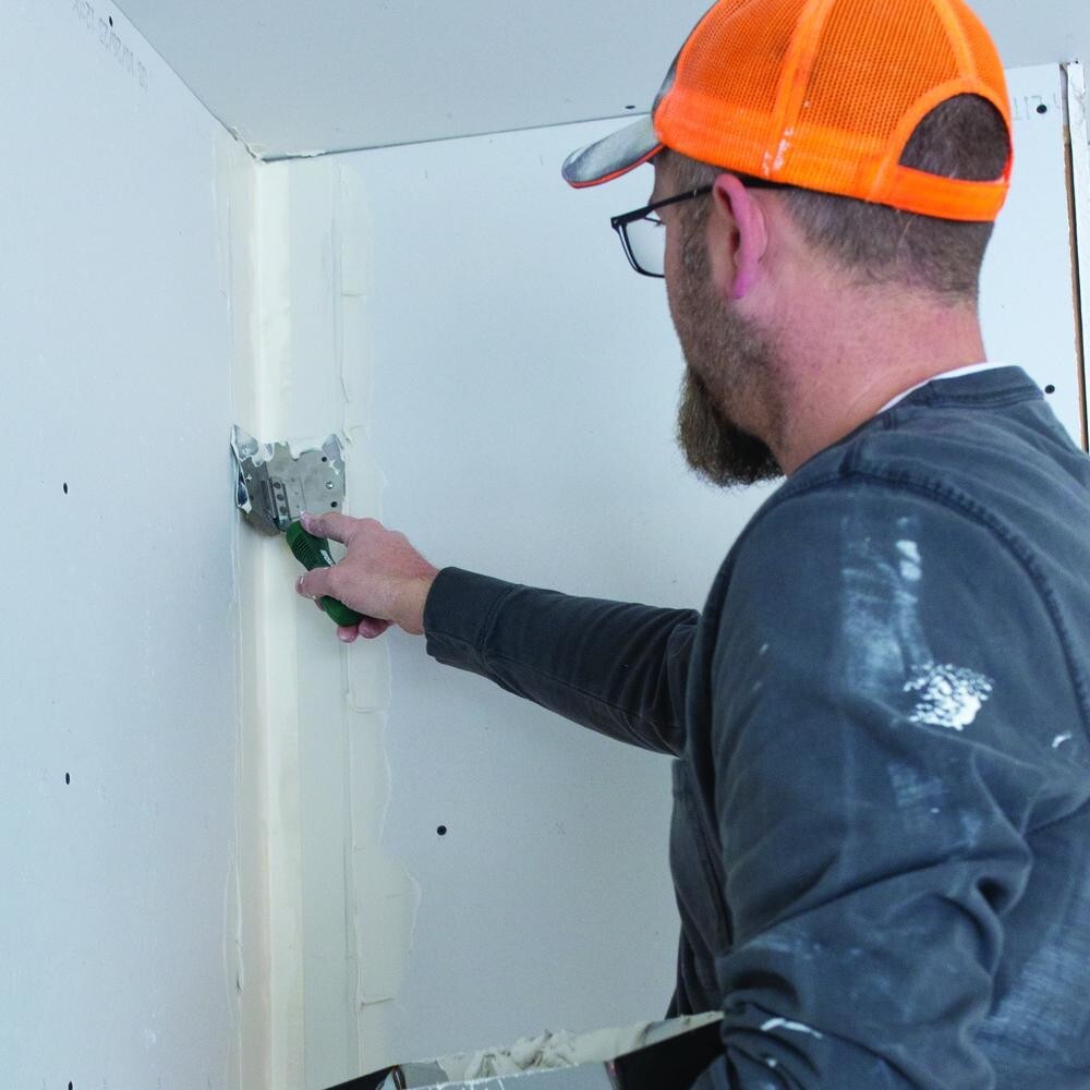 Masterforce Inside Corner Drywall Hand Flusher 90° Angle Flexible Blade Tool NEW