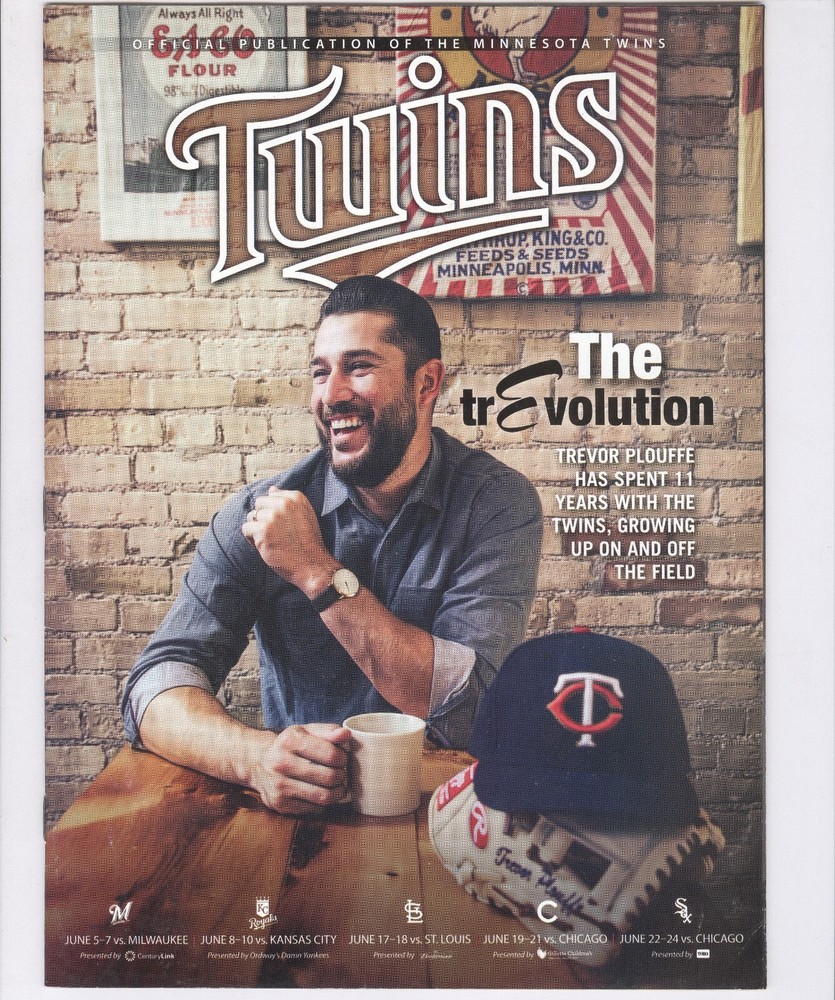 2015 Minnesota Twins Program June: Trevor Plouffe on cover