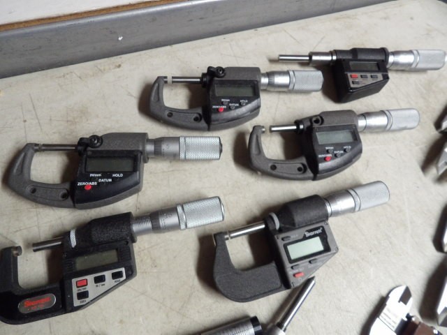 STARRETT Electronic Tools. Used & Abused Tool Package Deal. Calipers & Mics.