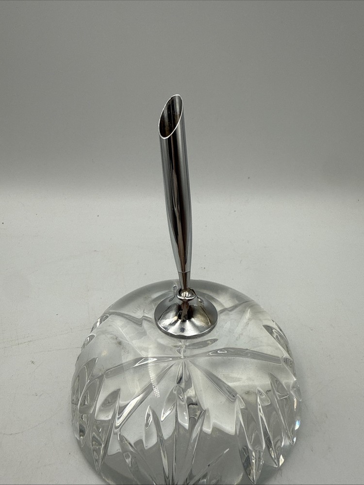 Mikasa Crystal Pen Holder