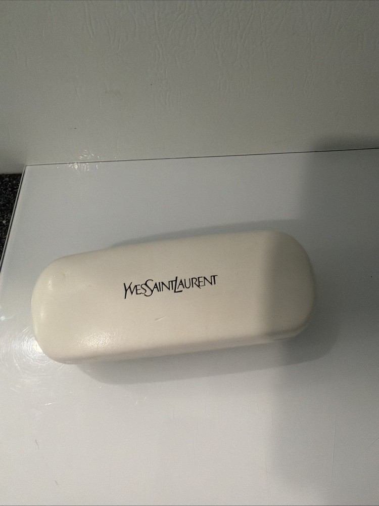 YvesSaintLaurent Eyeglass Case White