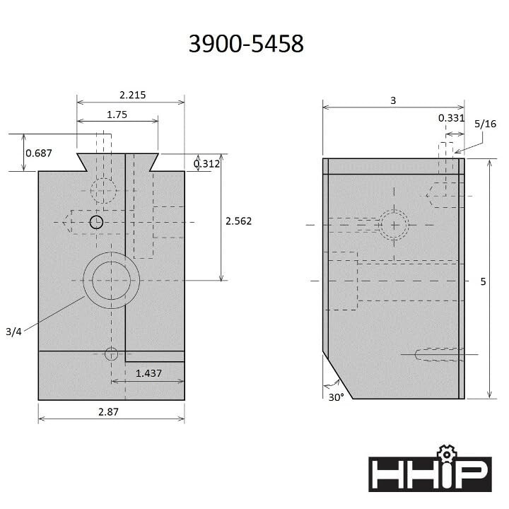 New HHIP 3900-5458 Quick Change Tool Post, KDK Style-200