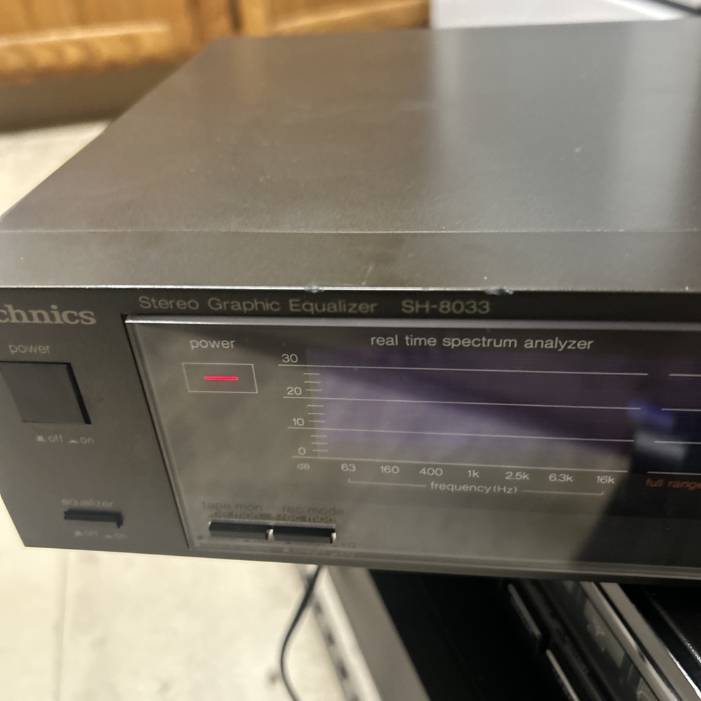 Technics SH-8033 Real Time Spectrum Graphic Stereo Equalizer used