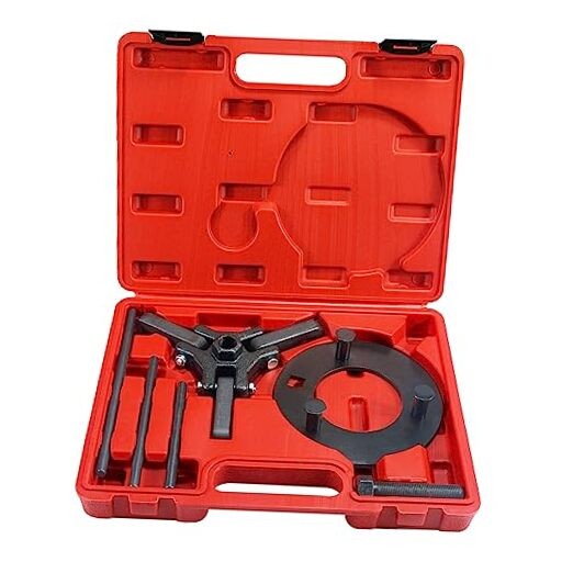 Harmonic Balancer Puller Tool Set - Remove Damper Pulleys in Tight 6PCS SET