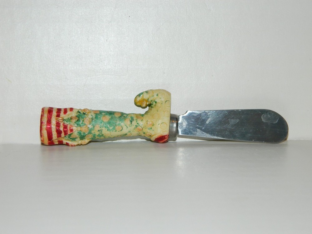 Boston Warehouse Christmas Stocking Cheese Spreader Knife