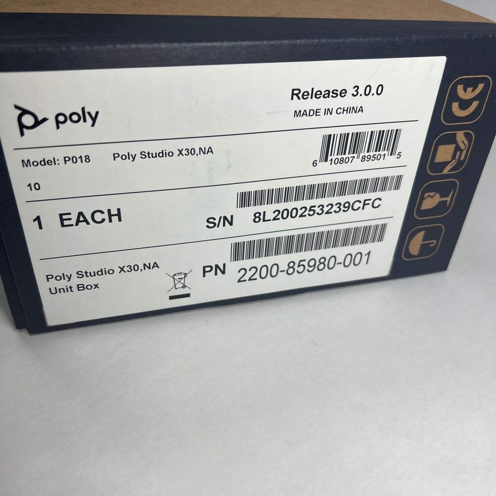 Poly Studio X30 Sound Bar P018