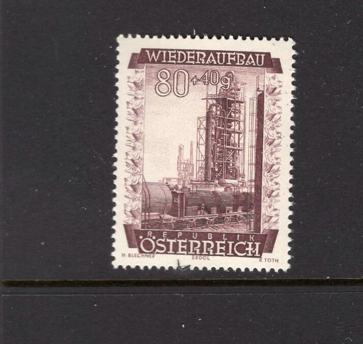 Austria 1948 OIL REFINERY SC B232 MNH