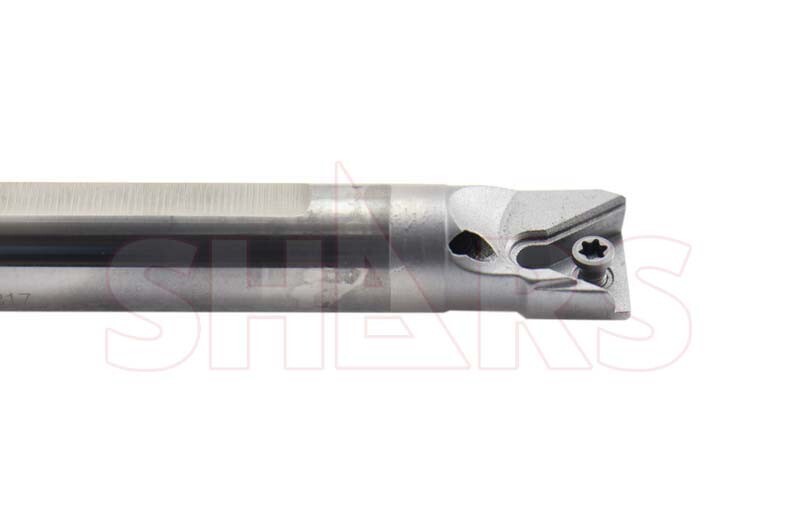 SHARS 3/8" LH STUCL Coolant Through Indexable Solid Carbide Boring Bar TCMT S]