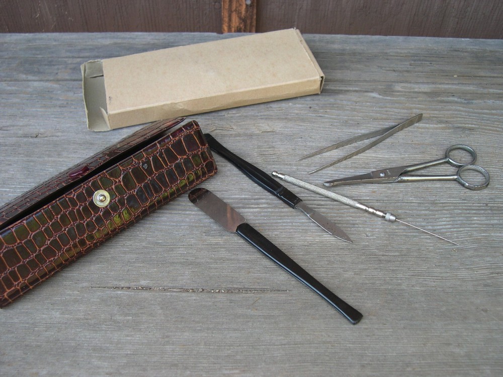 Vintage Compact Dissection Tool Set 1960`s new old stock