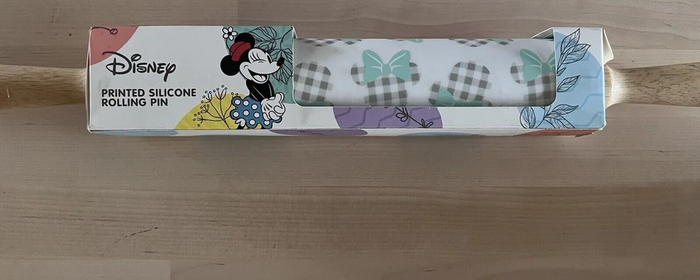 Disney Minnie Mouse Printed Silicone Rolling Pin New