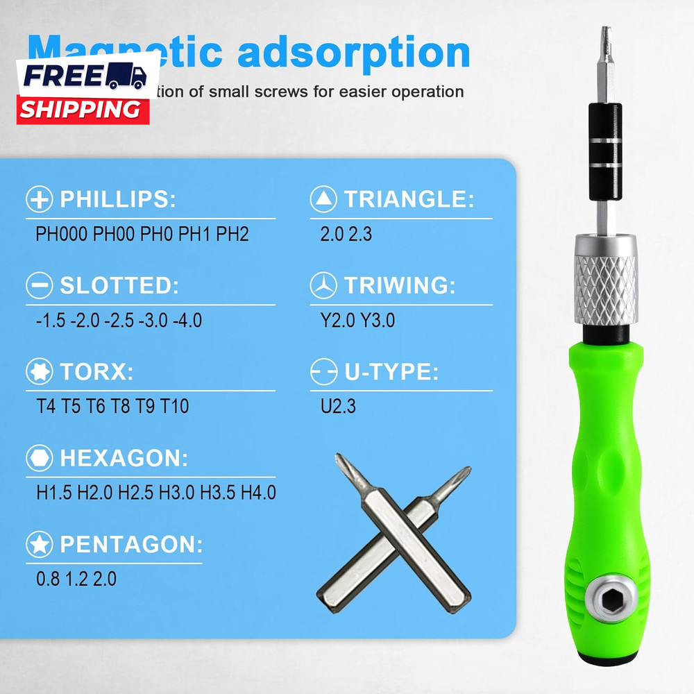 32 in 1 Small Precision Screwdriver Set Magnetic Mini Screwdriver Set