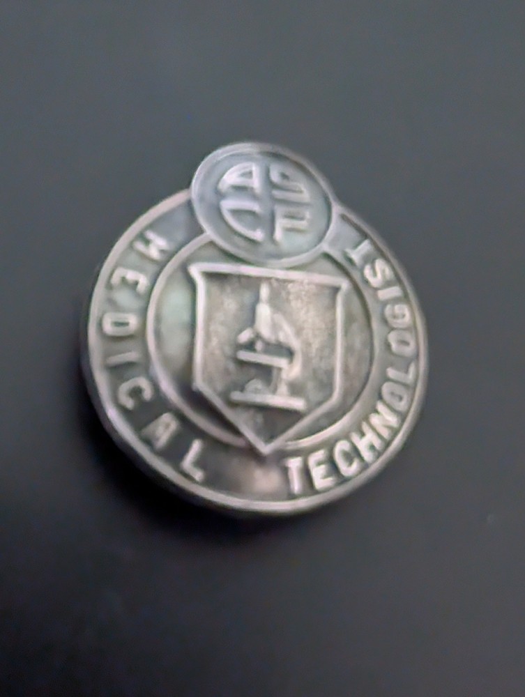 Vintage Sterling Silver ASCP Medical Technologist Certification Lapel Pin